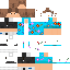 Minecraft skin texture, 64x64 pixels