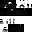 Black Minecraft skin texture, 64x64 pixels