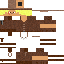 Minecraft skin texture, 64x64 pixels