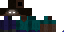Minecraft skin texture, 64x32 legacy pixels