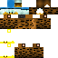 Minecraft skin texture, 64x64 pixels