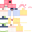 Minecraft skin texture, 64x64 pixels