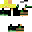 Minecraft skin texture, 64x64 pixels