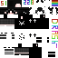 Minecraft skin texture, 64x64 pixels