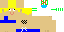 Minecraft skin texture, 64x32 legacy pixels