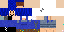 Minecraft skin texture, 64x32 legacy pixels