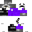 Minecraft skin texture, 64x64 pixels
