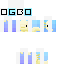 Minecraft skin texture, 64x64 pixels