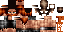 Minecraft skin texture, 64x32 legacy pixels