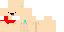 Minecraft skin texture, 64x32 legacy pixels