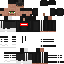 Minecraft skin texture, 64x64 pixels