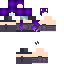 Minecraft skin texture, 64x64 pixels