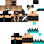 Minecraft skin texture, 64x64 pixels