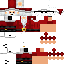 Minecraft skin texture, 64x64 pixels