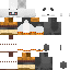 Minecraft skin texture, 64x64 pixels