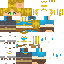 Minecraft skin texture, 64x64 pixels