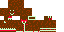 Minecraft skin texture, 64x32 legacy pixels