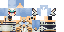 Minecraft skin texture, 64x32 legacy pixels