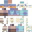 Minecraft skin texture, 64x64 pixels