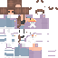Minecraft skin texture, 64x64 pixels