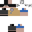 Minecraft skin texture, 64x64 pixels
