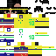 Minecraft skin texture, 64x64 pixels