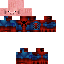 Minecraft skin texture, 64x64 pixels