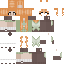 Minecraft skin texture, 64x64 pixels