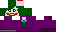 Minecraft skin texture, 64x32 legacy pixels