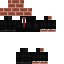 Minecraft skin texture, 64x64 pixels