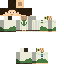 Minecraft skin texture, 64x64 pixels