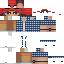 Minecraft skin texture, 64x64 pixels