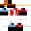 Minecraft skin texture, 64x64 pixels
