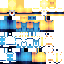 Minecraft skin texture, 64x64 pixels