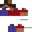 Minecraft skin texture, 64x64 pixels