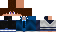 Minecraft skin texture, 64x32 legacy pixels