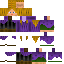 Minecraft skin texture, 64x64 pixels