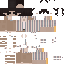 Minecraft skin texture, 64x64 pixels
