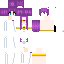Minecraft skin texture, 64x64 pixels