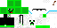 Minecraft skin texture, 64x32 legacy pixels