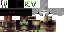 Minecraft skin texture, 64x32 legacy pixels