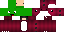 Minecraft skin texture, 64x32 legacy pixels