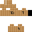 Minecraft skin texture, 64x64 pixels
