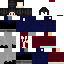 Minecraft skin texture, 64x64 pixels
