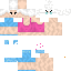 Minecraft skin texture, 64x64 pixels