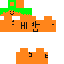 Minecraft skin texture, 64x64 pixels