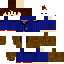 Minecraft skin texture, 64x64 pixels