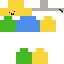 Minecraft skin texture, 64x64 pixels