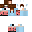 Minecraft skin texture, 64x64 pixels