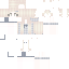 Orange Minecraft skin texture, 64x64 pixels